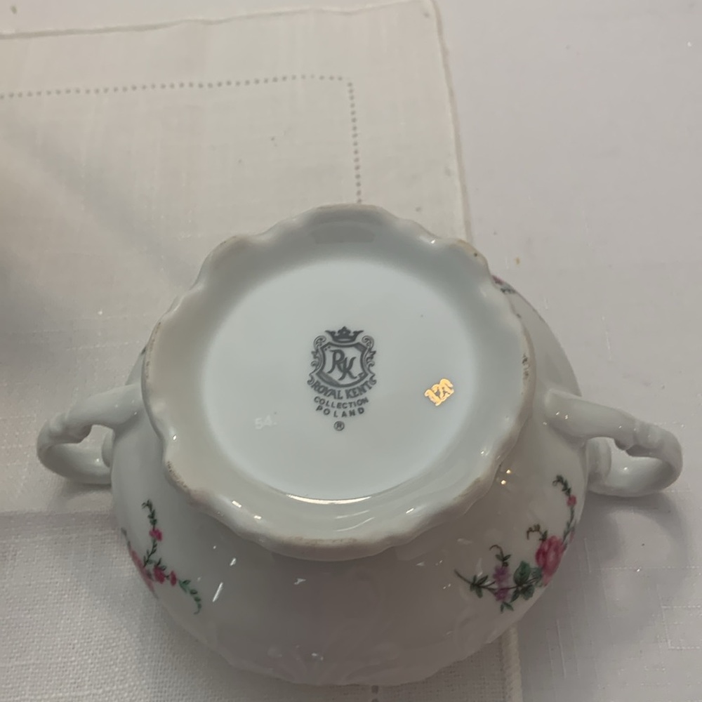 Vintage Royal Kent Poland Bavarian Rose tea/coffee Pot set. - Picture 7 of 13